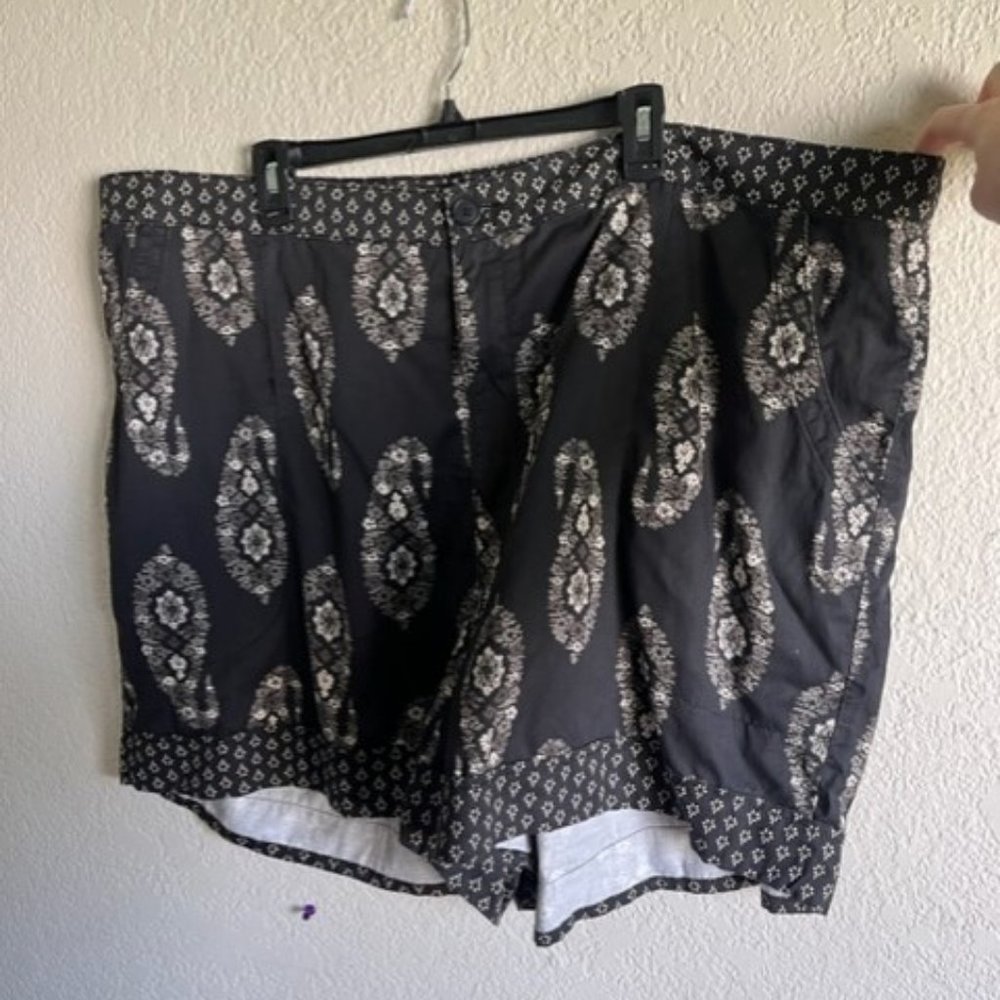 Women's 3XL Boho Print Cotton Shorts NWOT